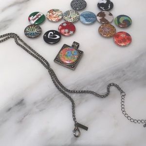 Magnabilities necklace pendant -14 magnet inserts